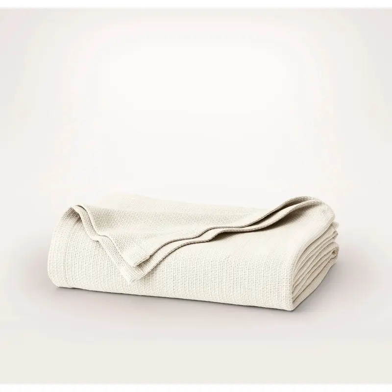 Bed Blankets - Cream Lightweight