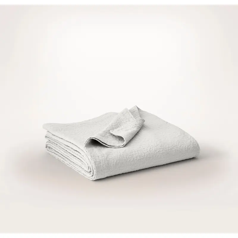 Dappled Vela Classic Coverlet - Mist