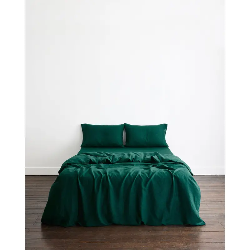 Forest 100% French Flax Linen Bedding Set