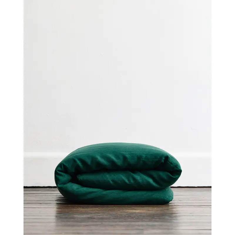 Forest 100% French Flax Linen Duvet Cover