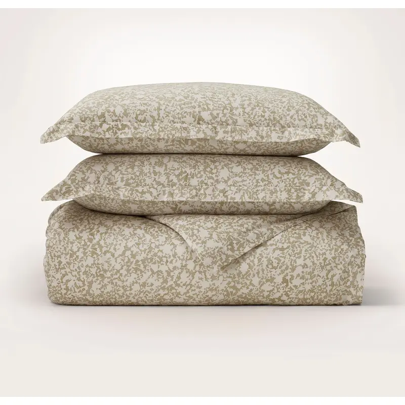 Signature Hemmed Duvet Set - Oak Garden