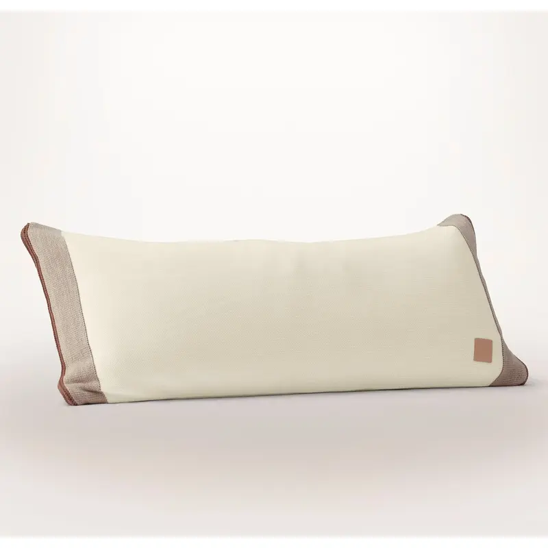 Court Knit Pillow Cover - Cream