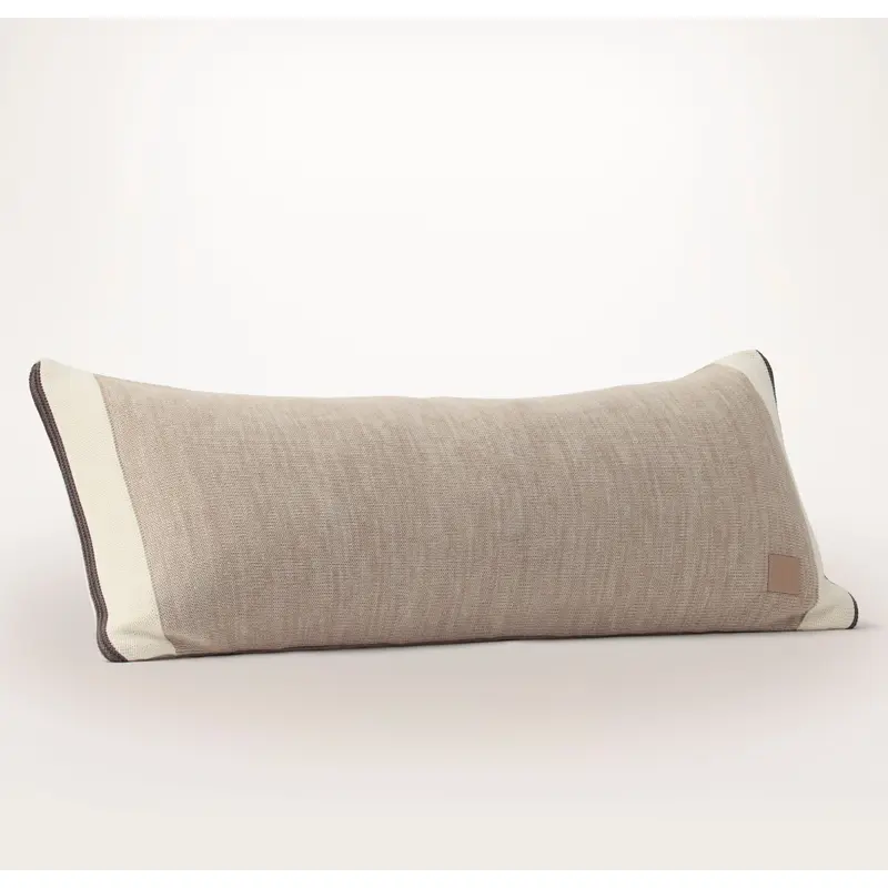 Court Knit Pillow Cover - Heathered Oatmeal