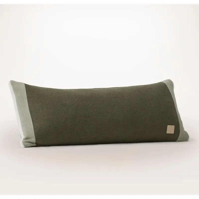 Court Knit Pillow Cover - Heathered Pine