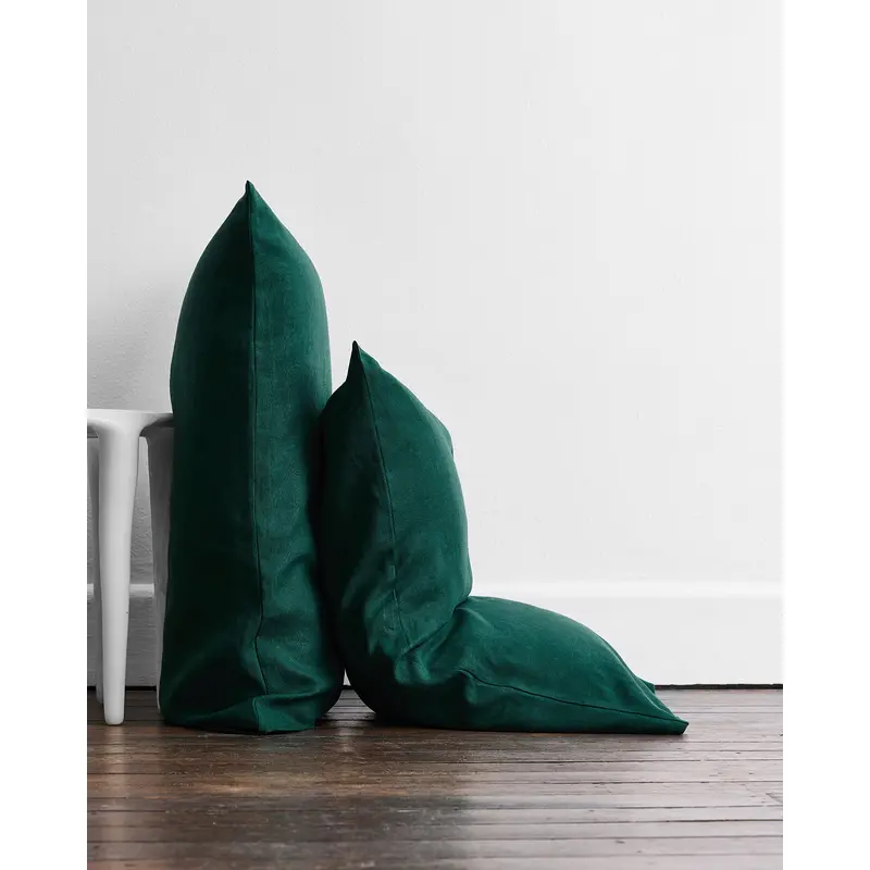 Forest 100% French Flax Linen Pillowcases (Set of Two)