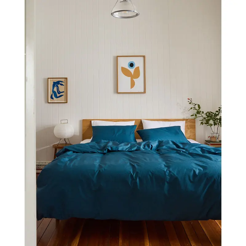 Aegean & Crisp White Organic Cotton Percale Bedding Bundle