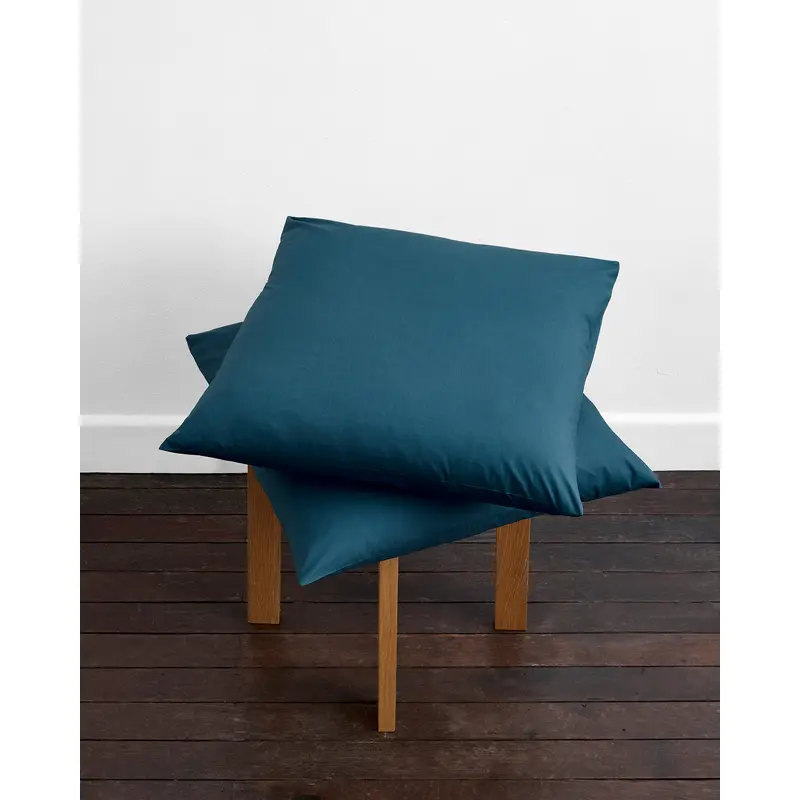 Aegean Organic Cotton Percale European Pillowcases (Set of Two)