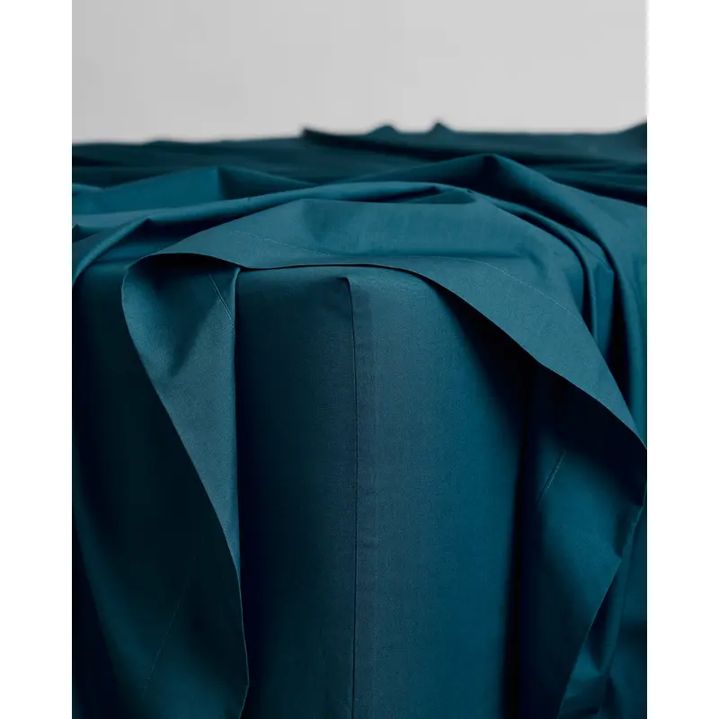 Aegean Organic Cotton Percale Fitted Sheet