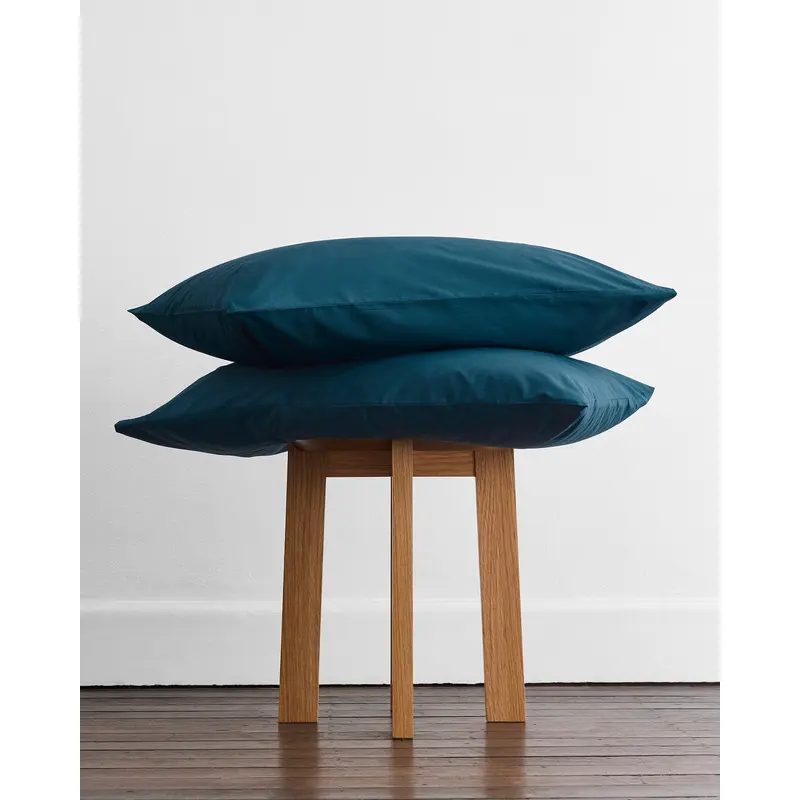 Aegean Organic Cotton Percale Pillowcases (Set of Two)