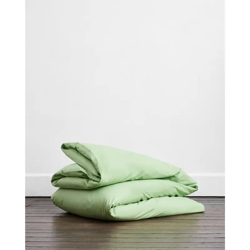 Apple Organic Cotton Percale Duvet Cover