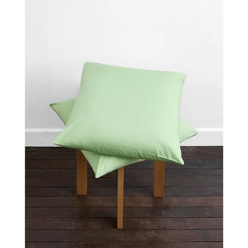 Apple Organic Cotton Percale European Pillowcases (Set of Two)
