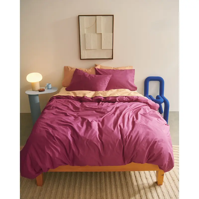 Berry, Butterscotch & Vanilla Organic Cotton Percale Bedding Bundle