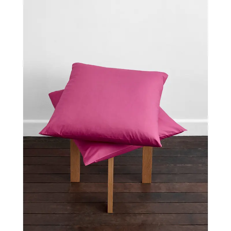 Berry Organic Cotton Percale European Pillowcases (Set of Two)