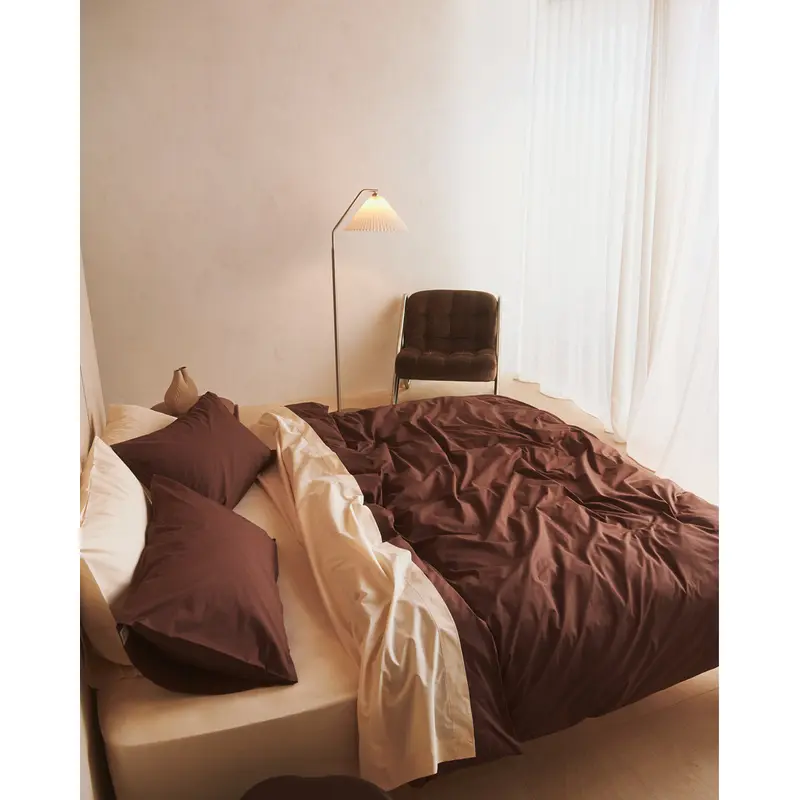 Espresso & Vanilla Organic Cotton Percale Bedding Bundle