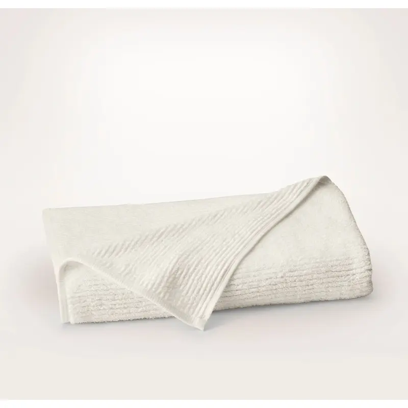 Turkish Ribbed Bath Sheet - Cream