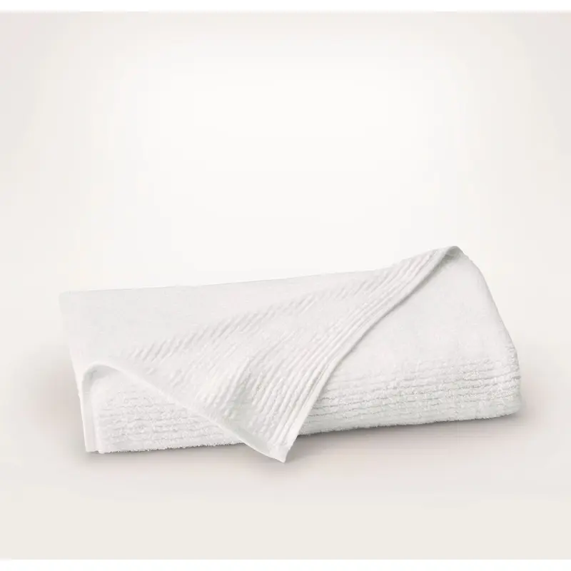 Turkish Ribbed Bath Sheet - White