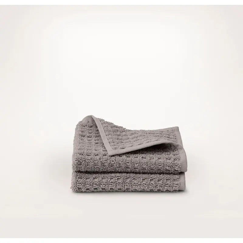 Turkish Waffle Washcloths (Pair) - Stone