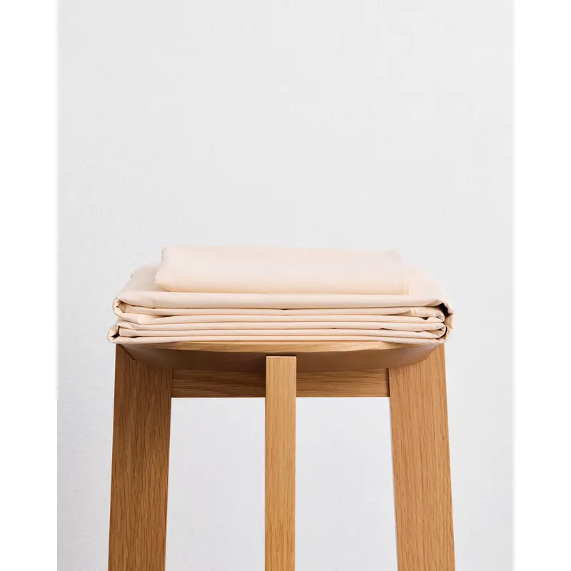 Vanilla Organic Cotton Percale Sheet Set