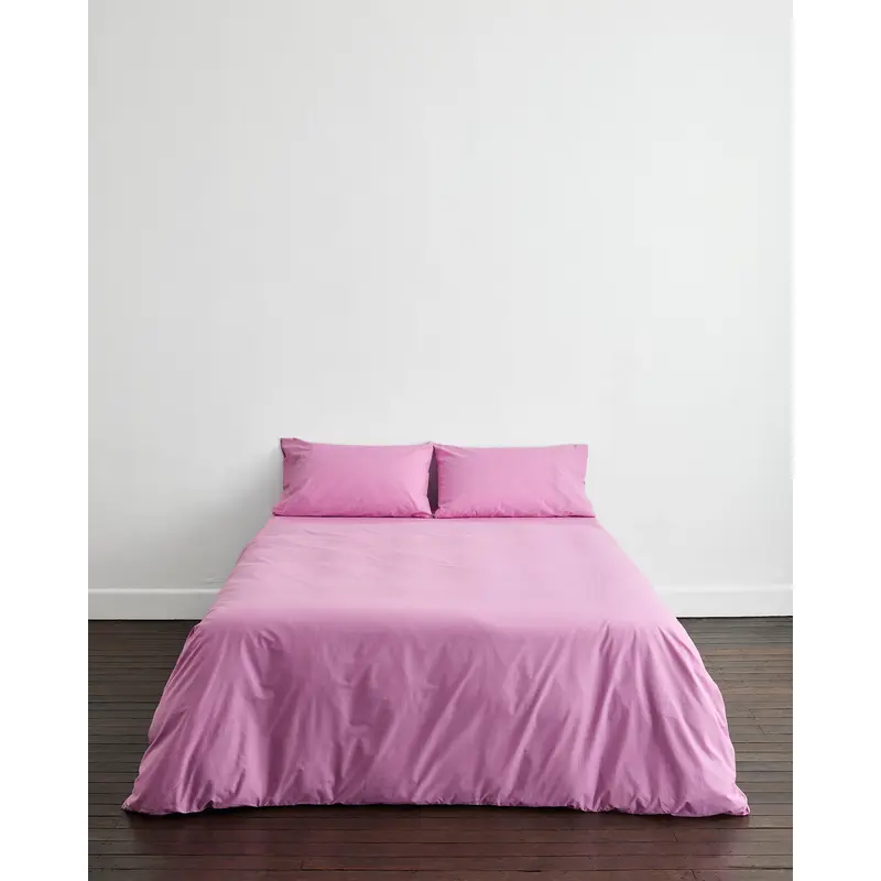 Bubblegum Organic Cotton Percale Bedding Set
