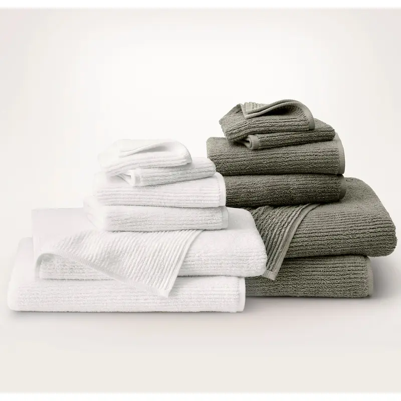 Complete Turkish Ribbed Bath Sheet Bundle