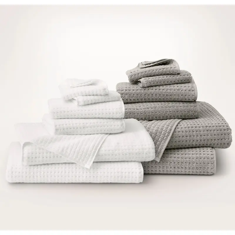 Complete Turkish Waffle Bath Sheet Bundle
