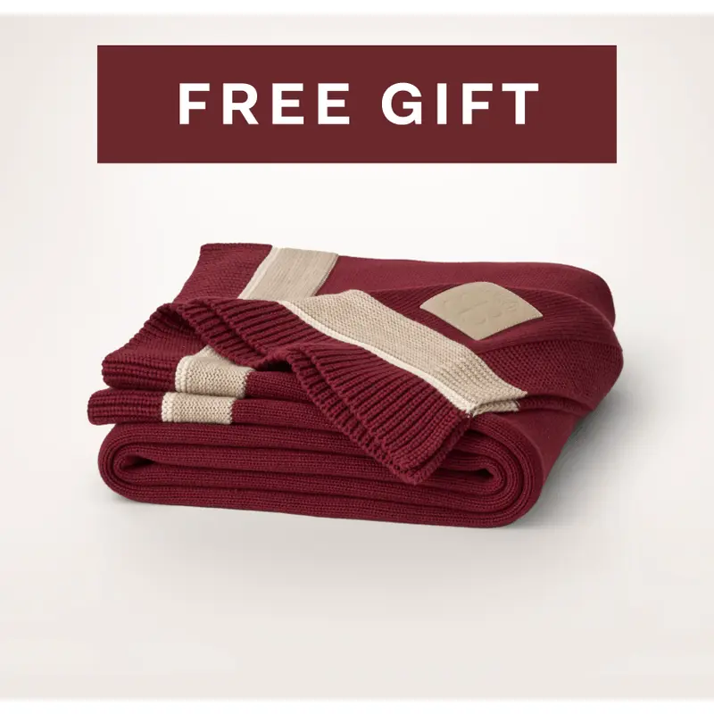 FREE Court Knit Throw Blanket - Holly