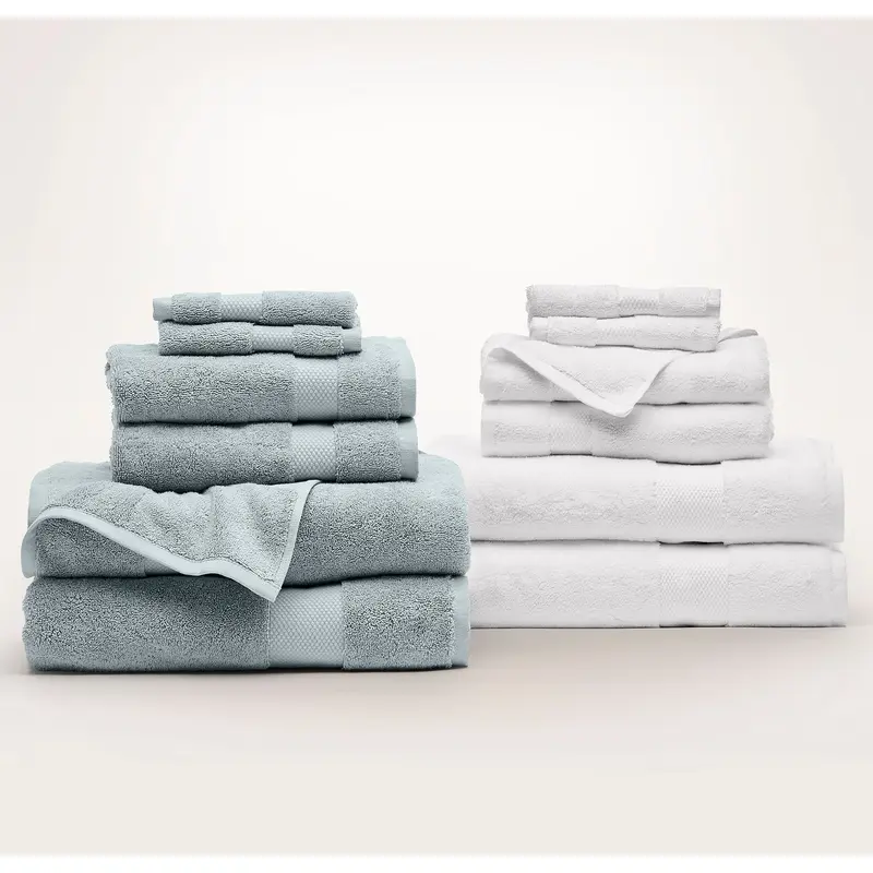 Neville Plush Bath Towel Virtual Set Bundle