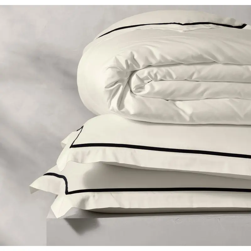 Reserve Embellished Duvet Set - Cream/Deep Night Velvet Applique