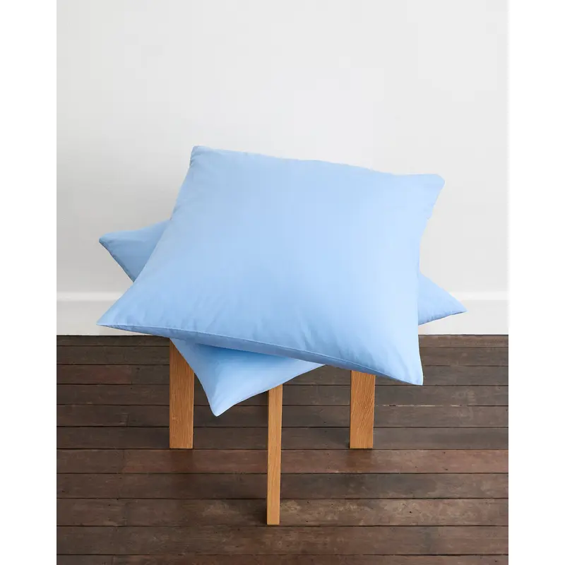 Sky Organic Cotton Percale European Pillowcases (Set of Two)