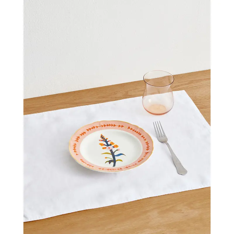 Bitossi Home Dessert Plate Botanica in Pink