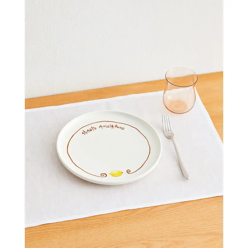 Gemma Bamforth x Bed Threads 'Sfusato Amalfitano' Ceramic Dinner Plate