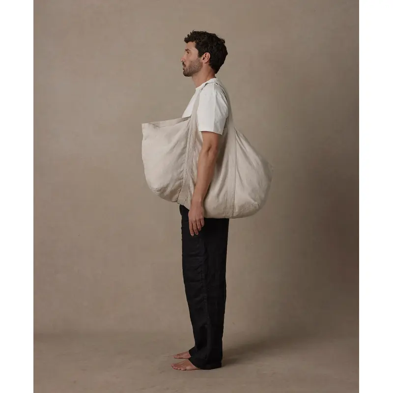 Frankie Linen Bag - Natural