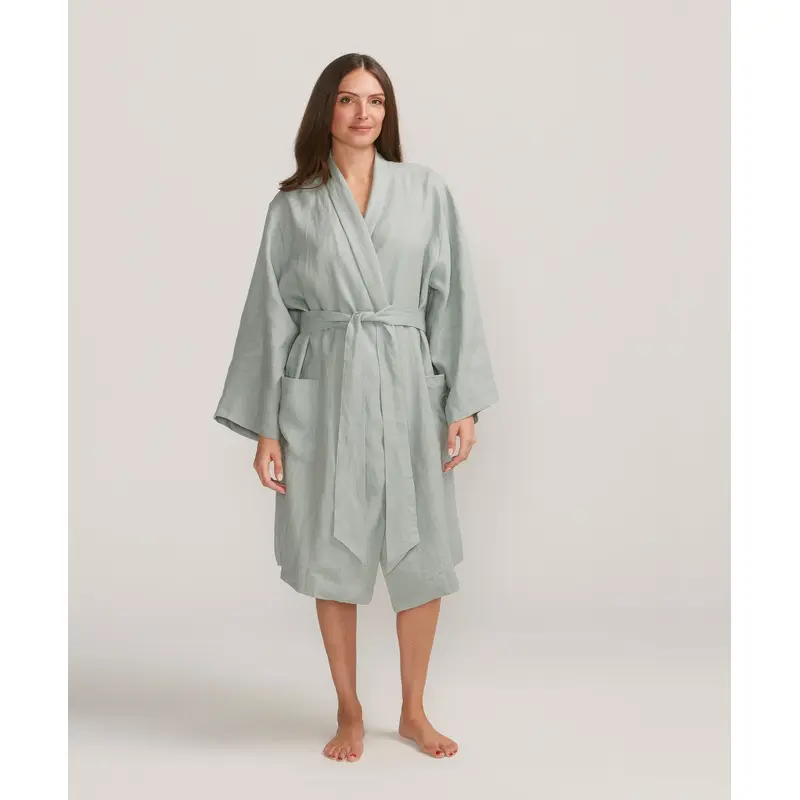 Linen Robe Edition I - Seafoam
