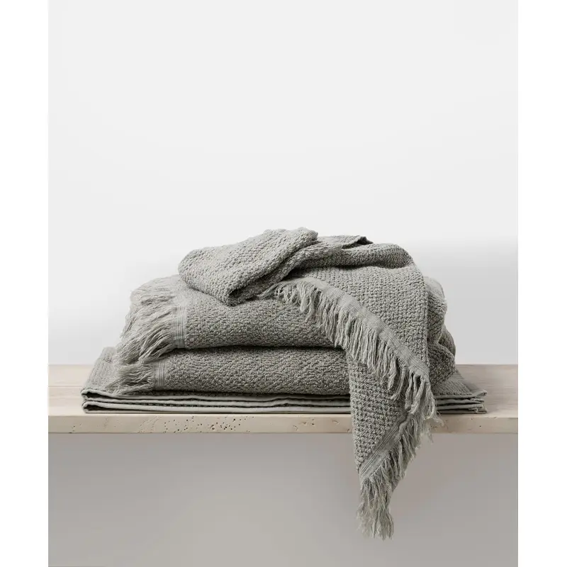 Pure Linen Towel Bundle - Pebble