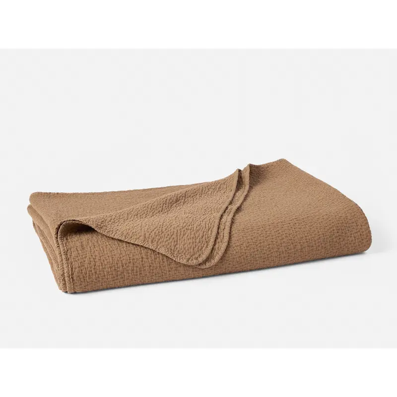 Coyuchi Cascade Organic Matelasse Blanket
