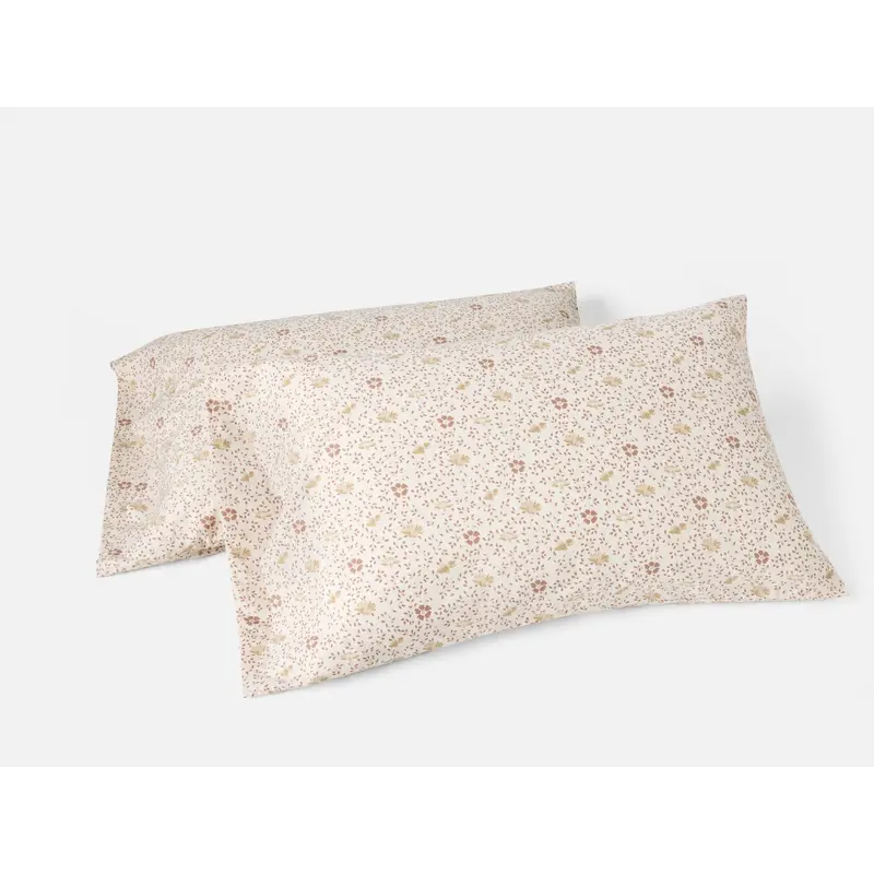 Coyuchi Organic Print Percale Pillowcases