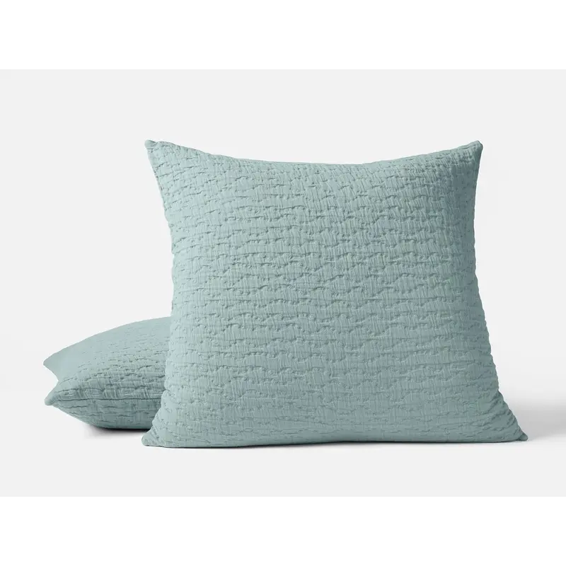 Coyuchi Pescadero Matelasse Organic Sham