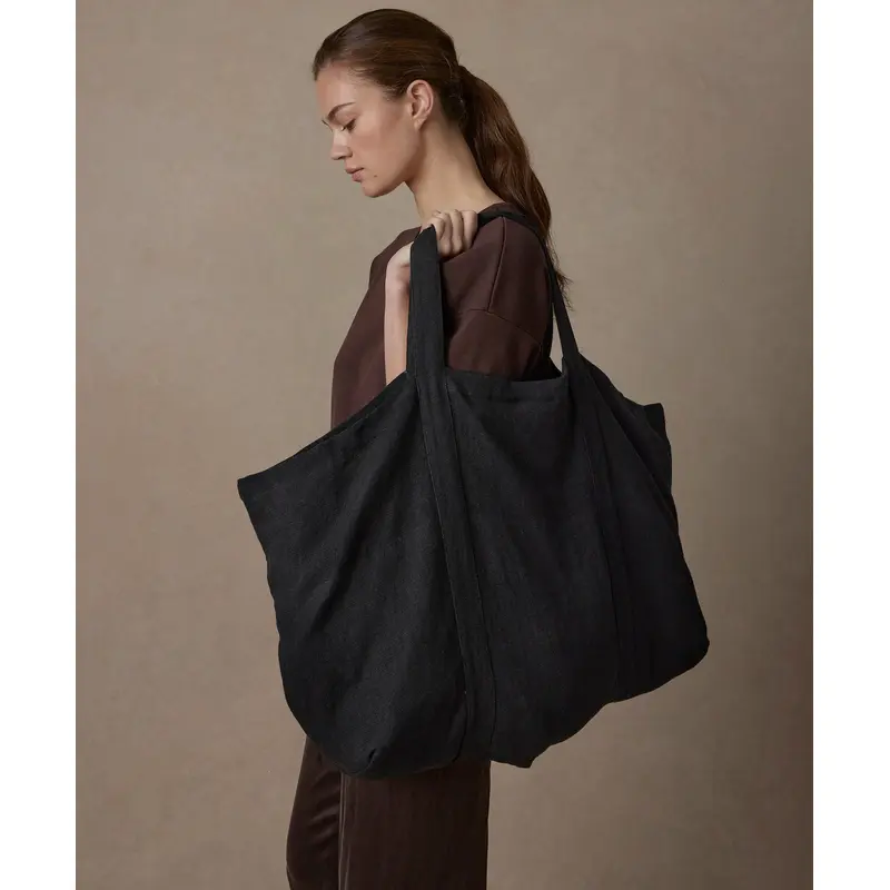 Frankie Linen Bag - Jet