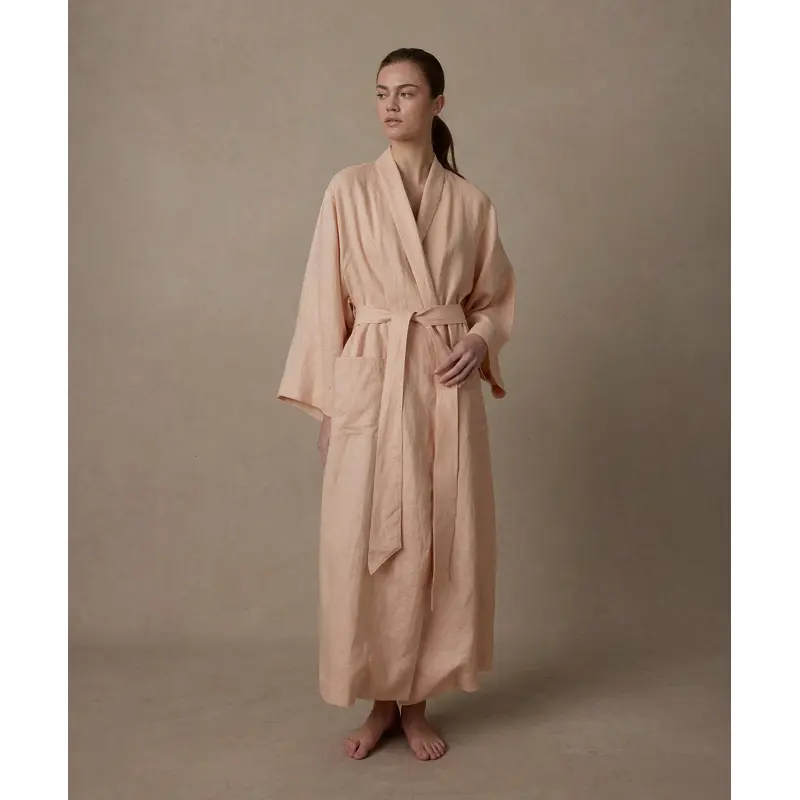 Linen Robe Edition II - Apricot