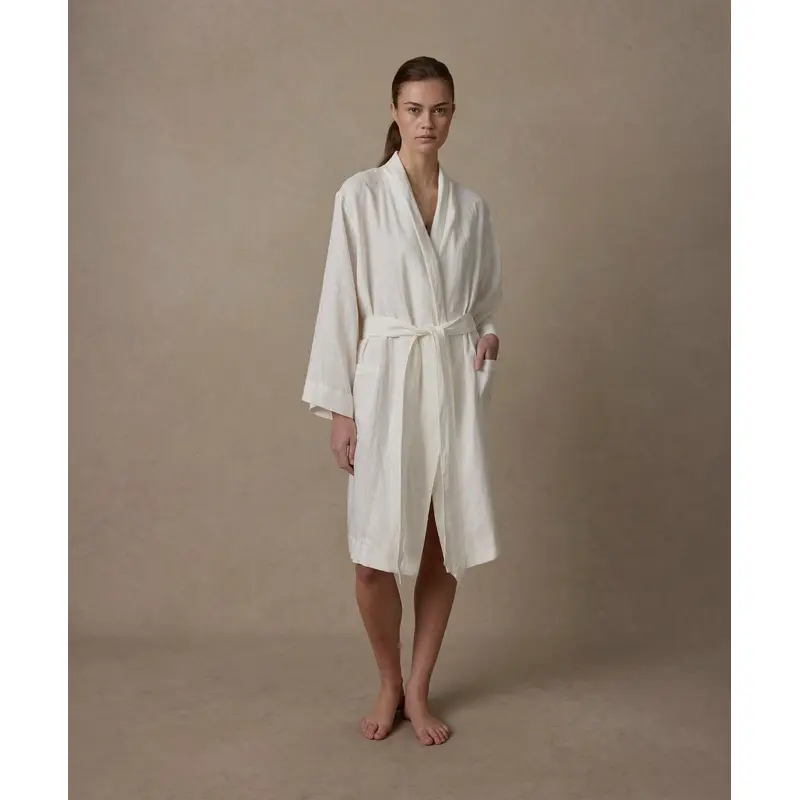 Linen Robe Edition II - Ivory