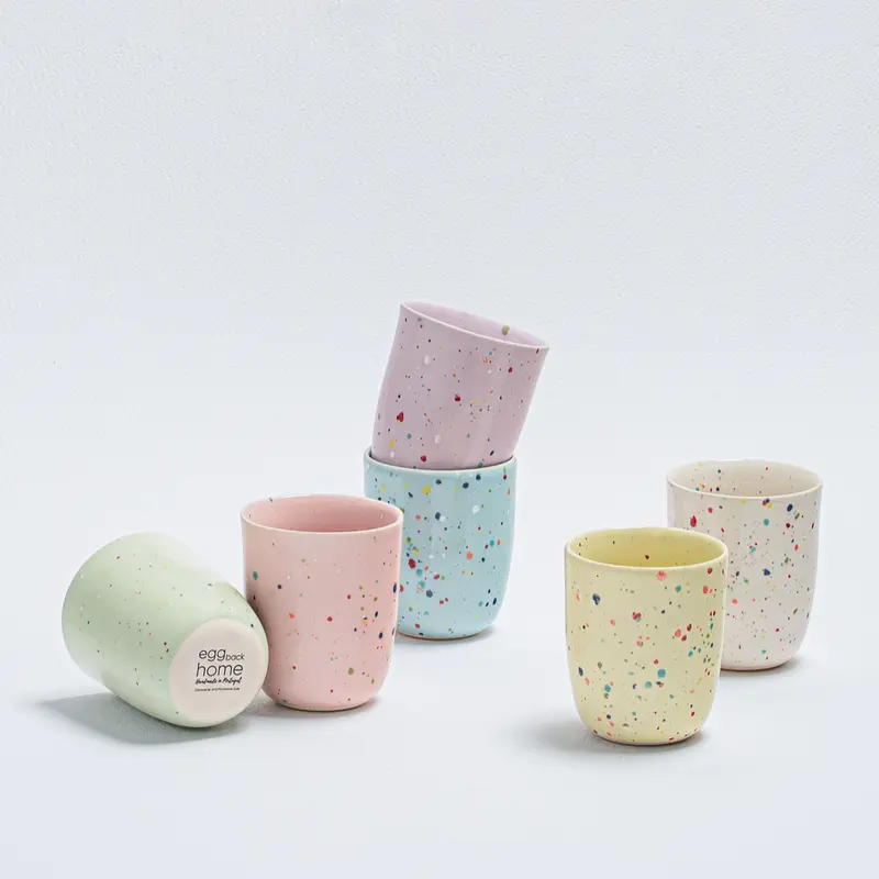 Medium Speckled Cup by Egg Back Home