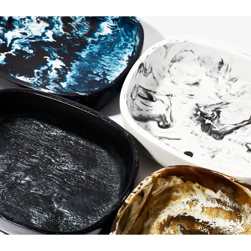 Resin Oval Serving Bowl (Selling Out Soon)