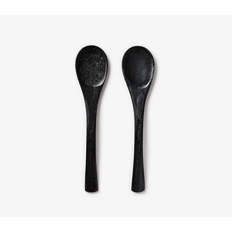 Resin Serving Spoon Set - Onyx (Final Sale)