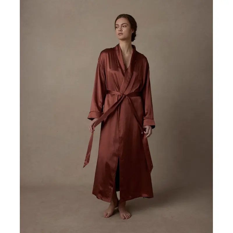 Silk Robe - Cinnabar