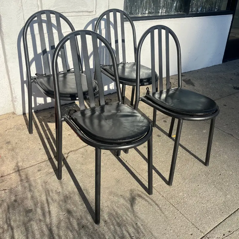 80's Stackable Metal Chairs by Robert Mallet Stevens - Price for Each