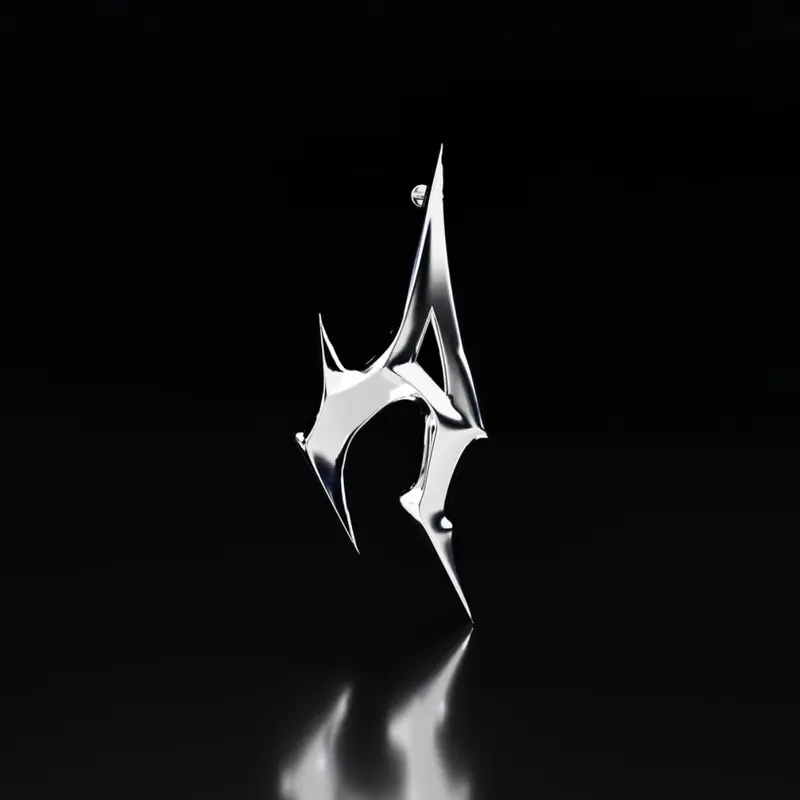 Aura Classic Logo Earring - Aura by Angelo