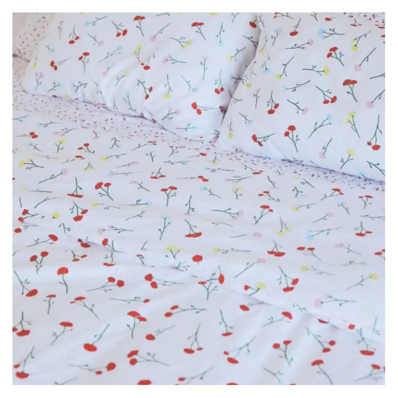 Bouquet Queen Duvet Cover by Beditorial