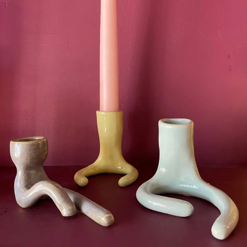 Companion Candlesticks by Lulupots