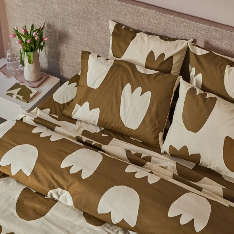 Tulip Reversible Pillowcase Set by Mosey Me