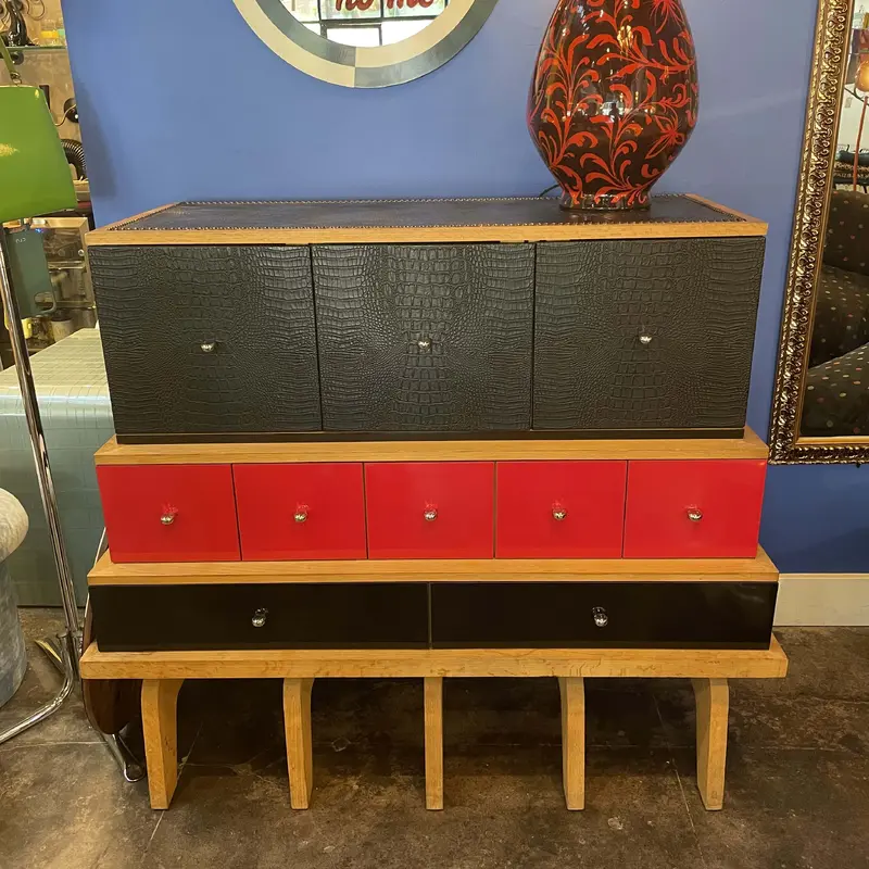 Vintage Tiered Console - designed by Minotti for the Alexandre Ferucci store